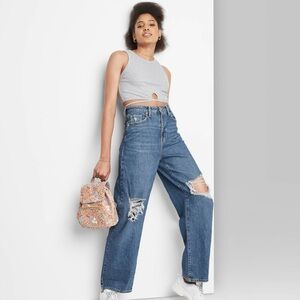Wild Fable Classic Blue Wide-Leg Jeans